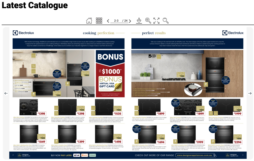Media Merchants Catalogue Designer Appliances