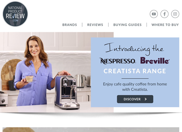 National Product Review x Breville Creatista