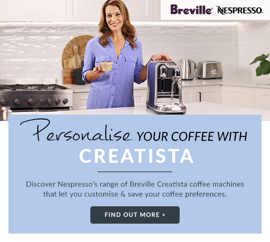 Media Merchants National Product Review Nespresso Breville Creatista Coffee