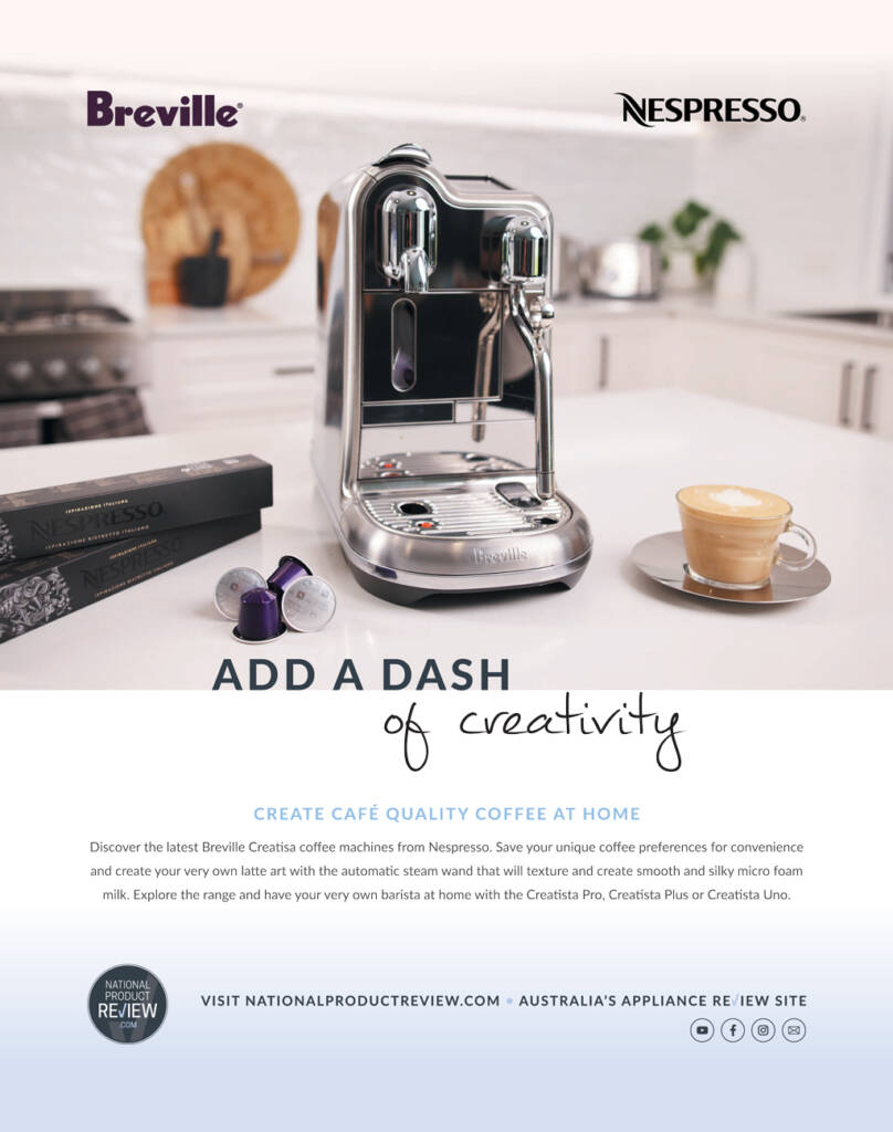 Media Merchants National Product Review Nespresso Breville Creatista Creativity